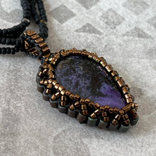 Load image into Gallery viewer, Charoite &#39;Amulet&#39; Necklace