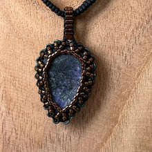 Load image into Gallery viewer, Charoite &#39;Amulet&#39; Necklace