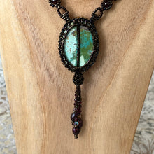 Load image into Gallery viewer, Tibetan Turquoise &#39;Talisman&#39; Necklace